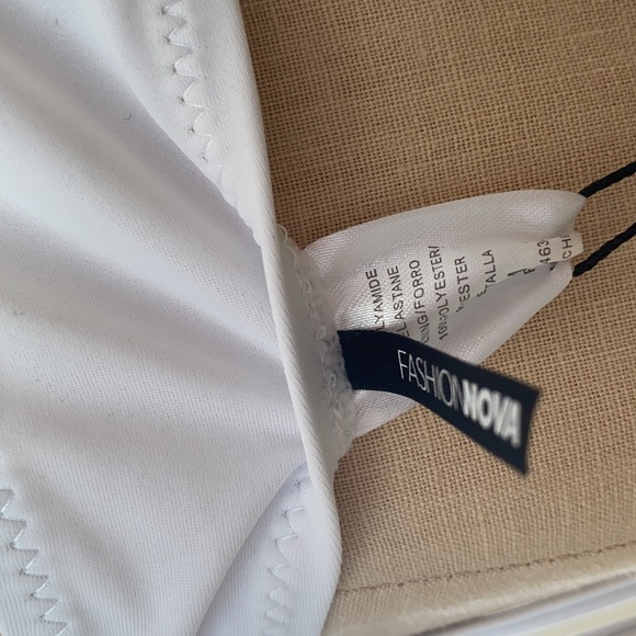 Fashion Nova White Swimsuit - Picture 6 of 6